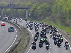 More than 3,000 riders were due to ride down the A5, M54 and A41