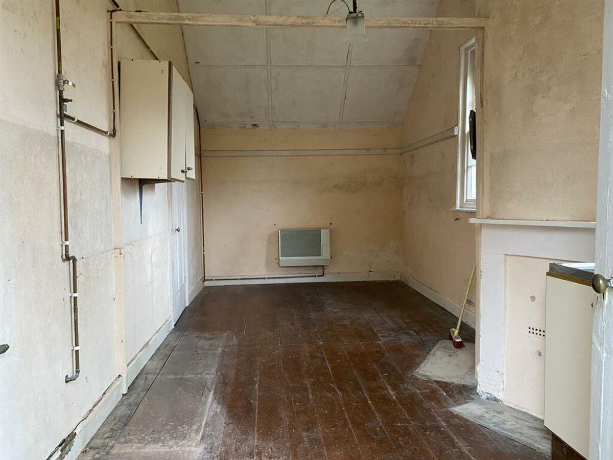 Despite having a 'kitchen area', the property has no access to water, electricity or drainage for toilets. Photo: Halls