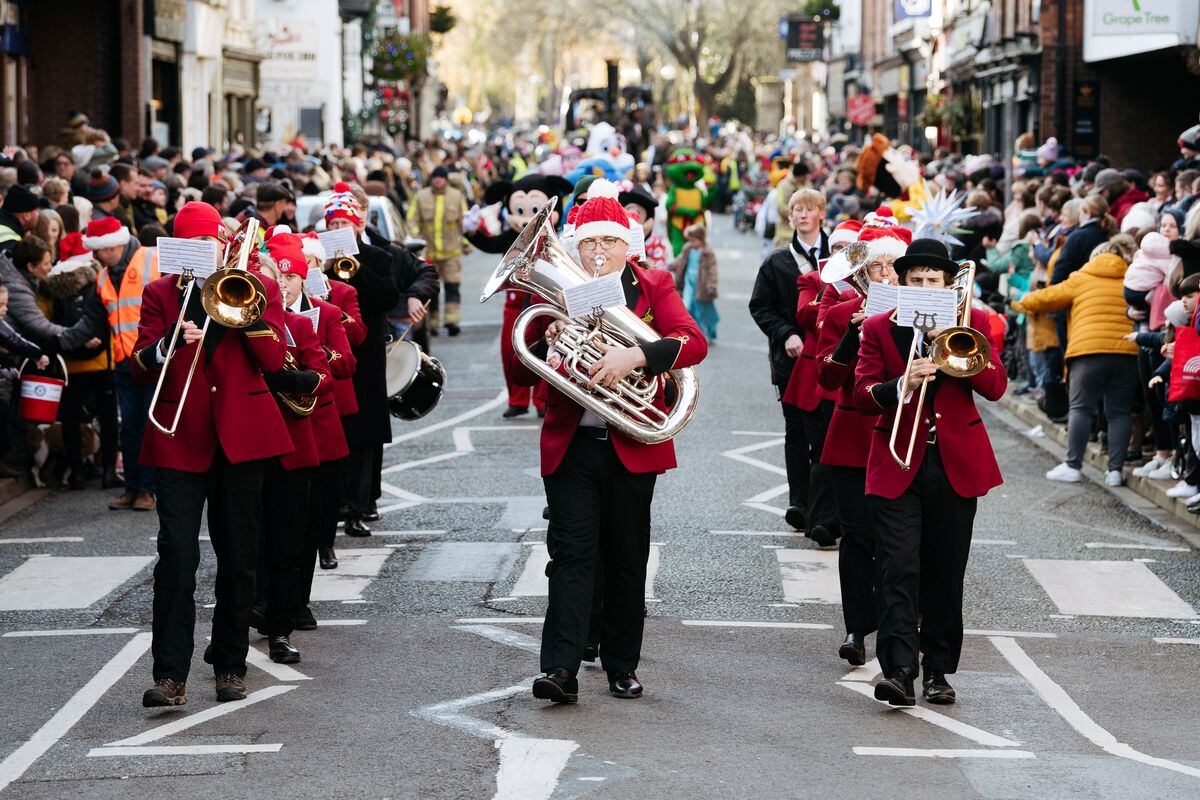 The Oswestry Christmas Parade 2022.