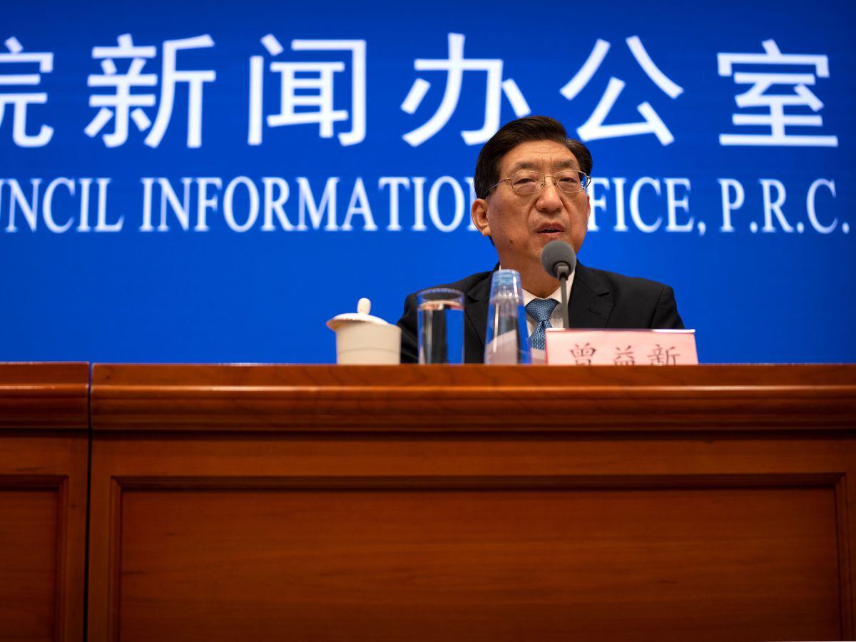 Zeng Yixin, Vice Minister of China’s National Health Commission (Mark Schiefelbein/AP)