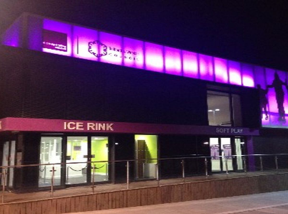Energy efficiency work has already taken place at Telford Ice Rink 