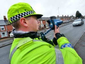 A police operation was conducted to catch speeding motorcyclists