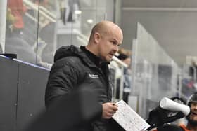 Telford Tigers' head coach Tom Watkins. Picture courtesy of Steve Brodie.