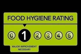 Across Shropshire and the borough of Telford and Wrekin, 34 businesses have been handed ratings of zero, one or two this year