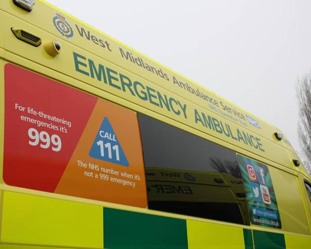Credit: West Midlands Ambulance Service.