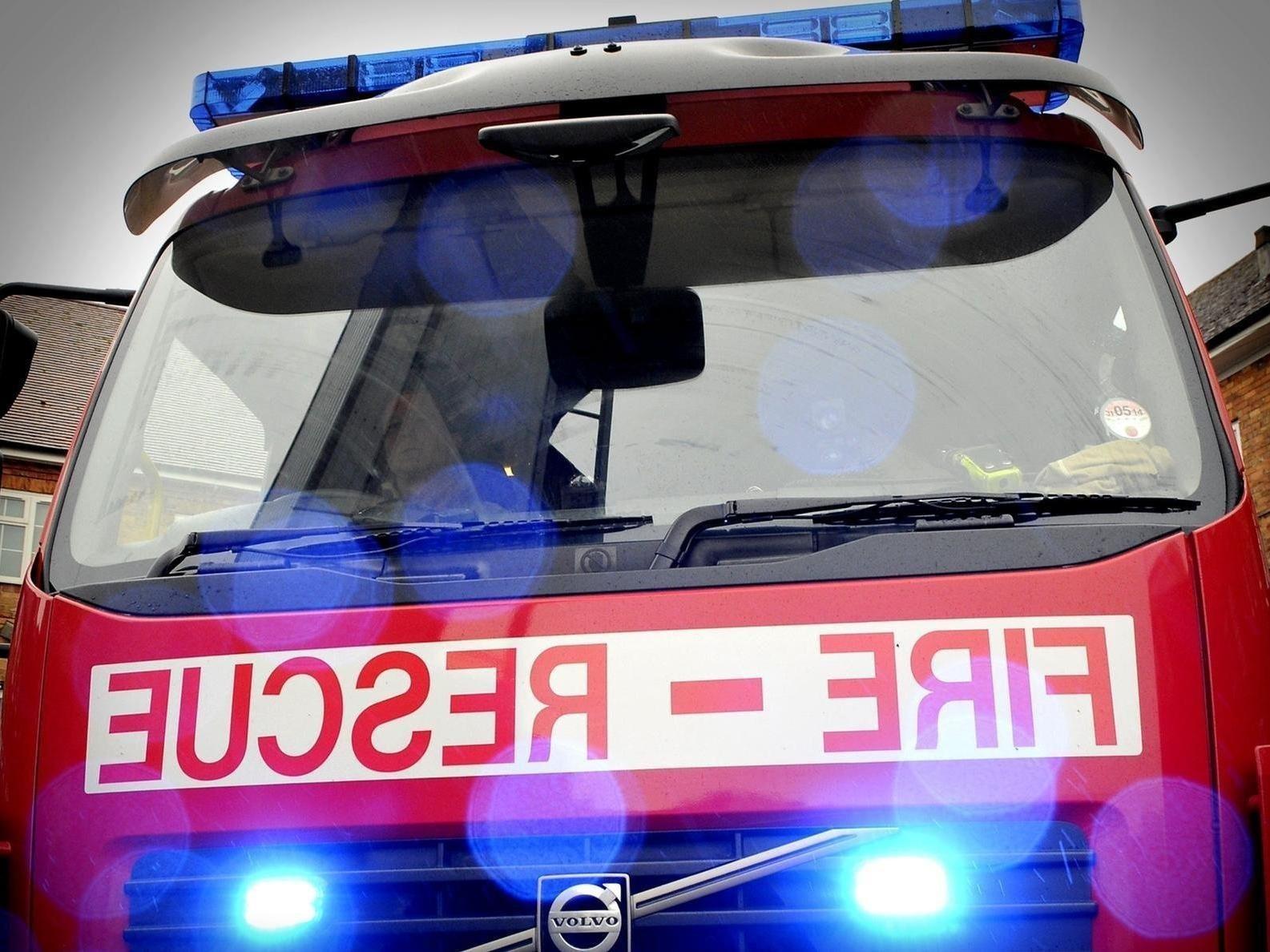 Firefighters tackle trailer blaze in Telford