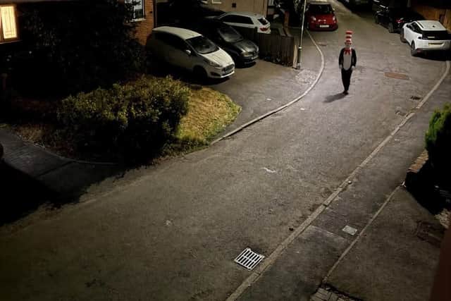 Images alleging to show a ‘Cat in the Hat’ have been shared across social media.