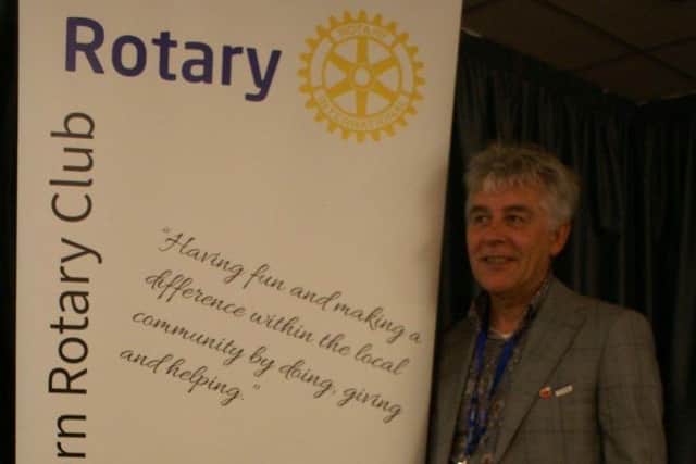 Rotary president Johnathan Callwood says ‘pleased to have been able to support our regular charities – and some new ones.’