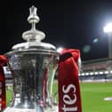 The FA Cup trophy. (Photo by Eddie Keogh/Getty Images)