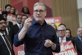 Prime Minister Sir Keir Starmer speaking during the launch of the Labour Party's local elections campaign. PIC: Stefan Rousseau/PA Wire