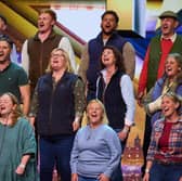 The Hawkstone Farmers Choir. Photo: Tom Dymond