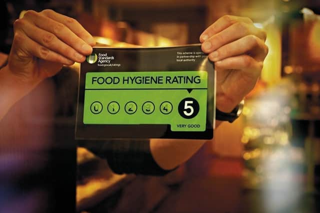 Many establishments received a five star rating